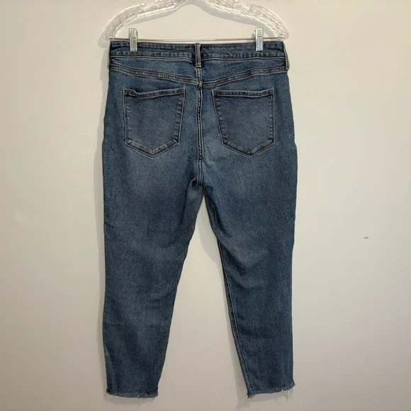 Old Navy Women’s Denim Blue Jeans 4 Button Rockstar Super Skinny Ankle Midrise - Picture 7 of 16